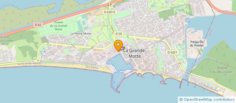 localisation de l'entreprise SOCIETE GARDOISE D AGENCEMENTS à LA GRANDE-MOTTE