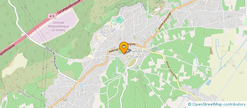 localisation de l'entreprise SOCIETE GARDOISE ET BRETONNE IMMOBILIERE  ROCHEFORT-DU-GARD