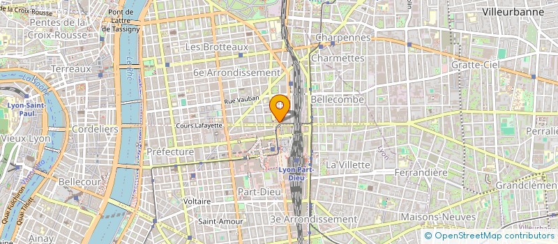 localisation de l'entreprise SOCIETE GARGANTUESQUE à LYON