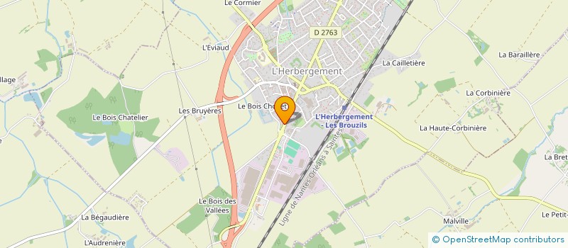 localisation de l'entreprise SOCIETE GARIOU FRERES à LES BROUZILS