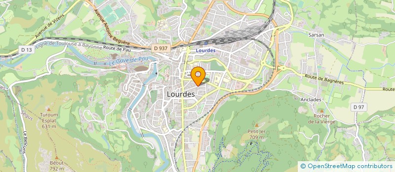 localisation de l'entreprise SOCIETE GARNIER à LOURDES