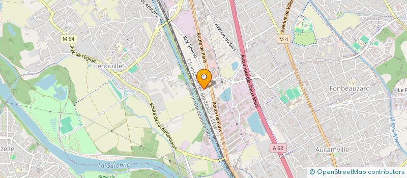localisation de l'entreprise SOCIETE GARONNE ARIEGE TRAVAUX PUBLICS à FENOUILLET