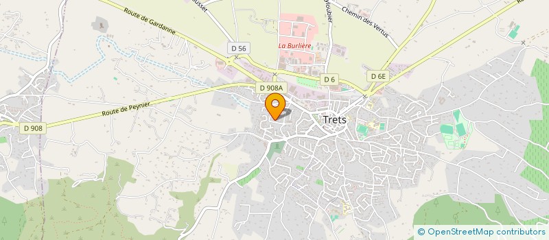 localisation de l'entreprise SOCIETE GASTALDI à TRETS