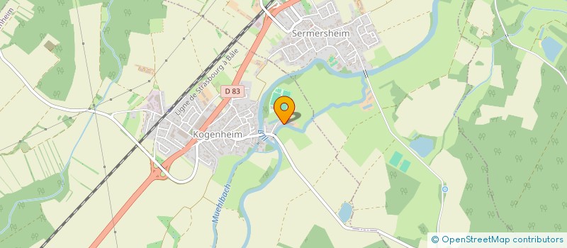 localisation de l'entreprise SOCIETE GASTON SCHMITT  KOGENHEIM