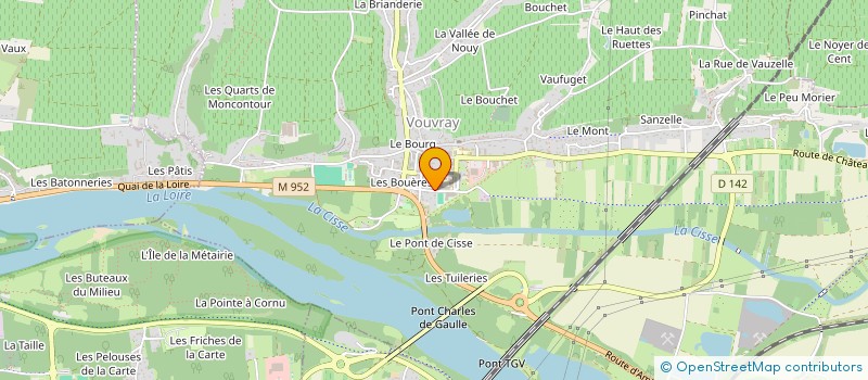 localisation de l'entreprise SOCIETE GASTRONOMIQUE DES AMIS DE BRILLAT-SAVARIN  VOUVRAY