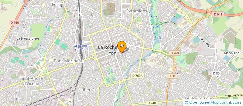localisation de l'entreprise SOCIETE GATELIER à LA ROCHE-SUR-YON