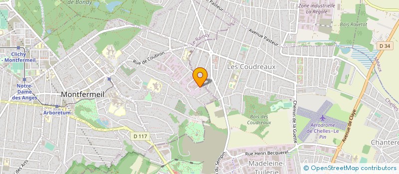 localisation de l'entreprise SOCIETE GATINOISE DE TERRASSEMENT à MONTFERMEIL