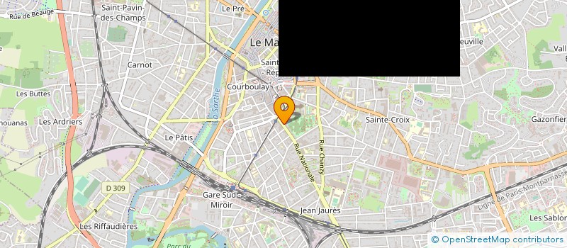 localisation de l'entreprise SOCIETE GAUTHIER à LE MANS