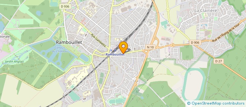 localisation de l'entreprise SOCIETE GB SWING  RAMBOUILLET