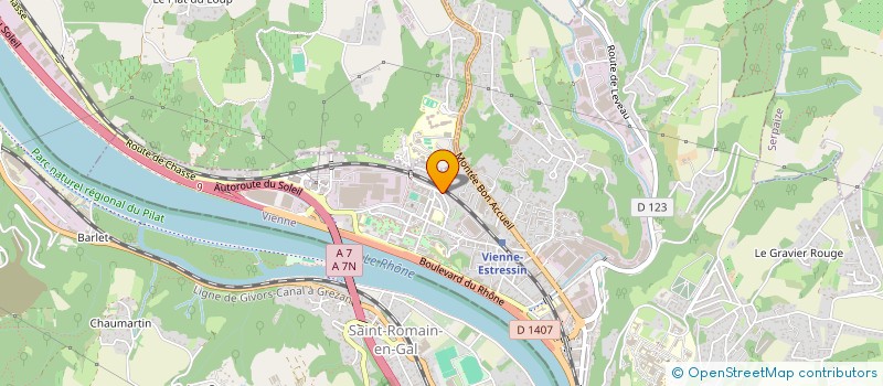 localisation de l'entreprise SOCIETE GELAIN  VIENNE