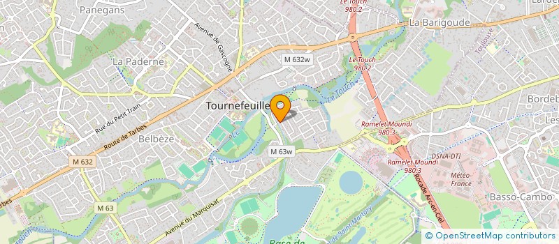 localisation de l'entreprise SOCIETE GELIS MICHEL à TOURNEFEUILLE