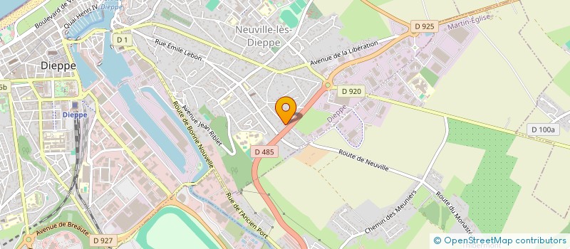 localisation de l'entreprise SOCIETE GEMAVI  DIEPPE