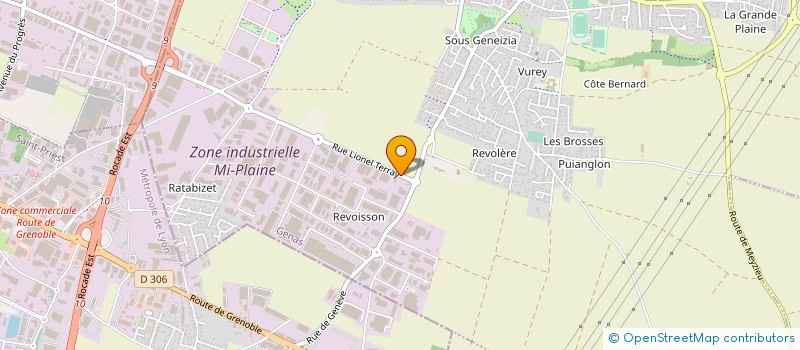 localisation de l'entreprise SOCIETE GENASSIENNE D'ASSAINISSEMENT à GENAS