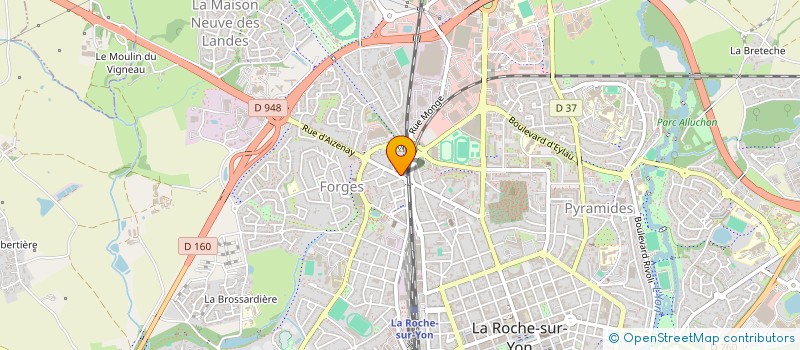 localisation de l'entreprise SOCIETE GENDRE à LA ROCHE-SUR-YON