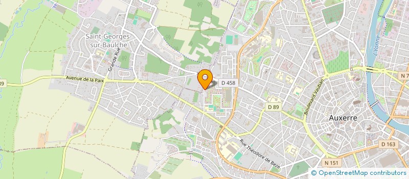 localisation de l'entreprise SOCIETE GENEALOGIQUE DE L'YONNE à AUXERRE