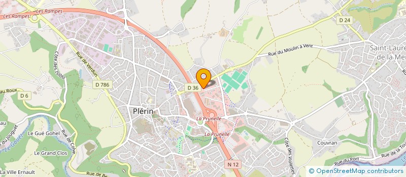 localisation de l'entreprise SOCIETE GENERALE AUTOMOBILE DE L'OUEST à PLERIN
