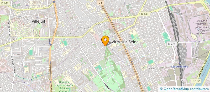 localisation de l'entreprise SOCIETE GENERALE D AGENCEMENT à VITRY-SUR-SEINE