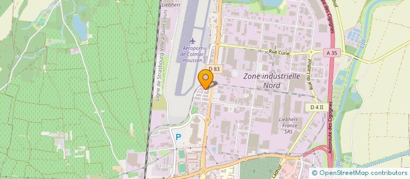 localisation de l'entreprise SOCIETE GENERALE D'AMEUBLEMENT  COLMAR