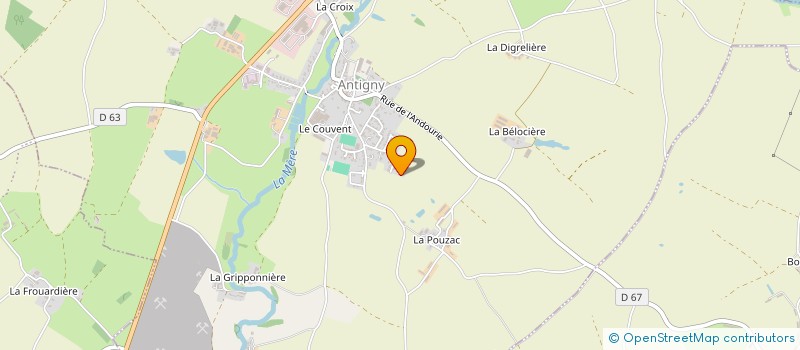 localisation de l'entreprise SOCIETE GENERALE D'AMEUBLEMENT DE STYLE  CHATAIGNERAIE (LA)