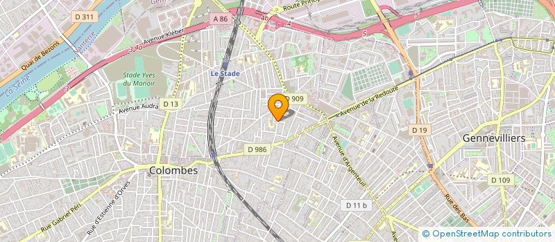 localisation de l'entreprise SOCIETE GENERALE D'ELECTRO MECANIQUE à COLOMBES