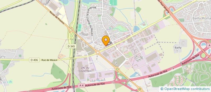 localisation de l'entreprise SOCIETE GENERALE D'ENGENERING ET DE PROJECTION. S.O.G.E.P.  SERRIS