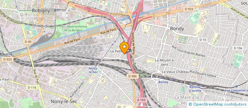 localisation de l'entreprise SOCIETE GENERALE D'EQUIPEMENTS ELECTRIQUES  NOISY-LE-SEC