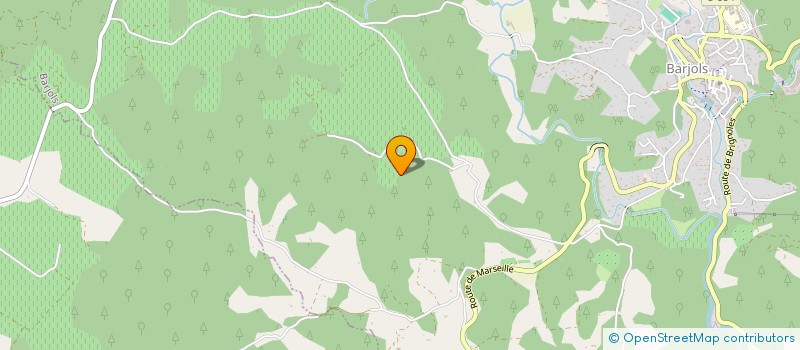 localisation de l'entreprise SOCIETE GENERALE D'INGENIERIE  BARJOLS