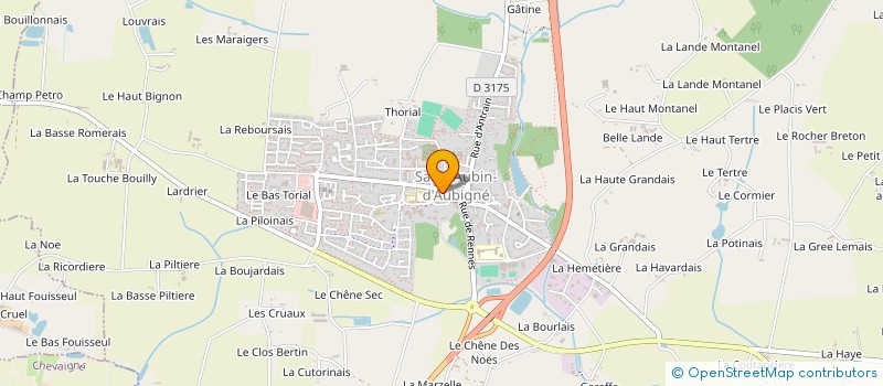 localisation de l'entreprise SOCIETE GENERALE D'INVESTISSEMENT IMMOBILIERS ET DE CONSEIL  SAINT AUBIN D'AUBIGNE