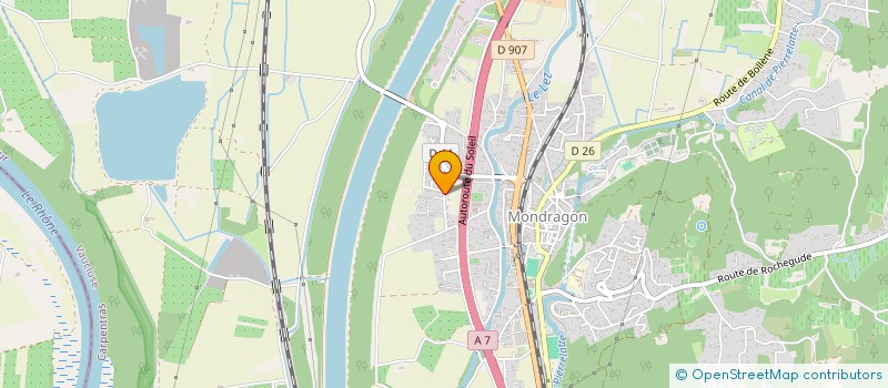 localisation de l'entreprise SOCIETE GENERALE DE BATIMENT  MONDRAGON