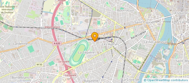 localisation de l'entreprise SOCIETE GENERALE DE BATIMENT ET DE CHARPENTE à TOULOUSE