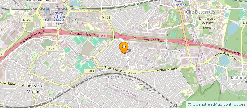 localisation de l'entreprise SOCIETE GENERALE DE CALORIFUGE à NOISY-LE-GRAND