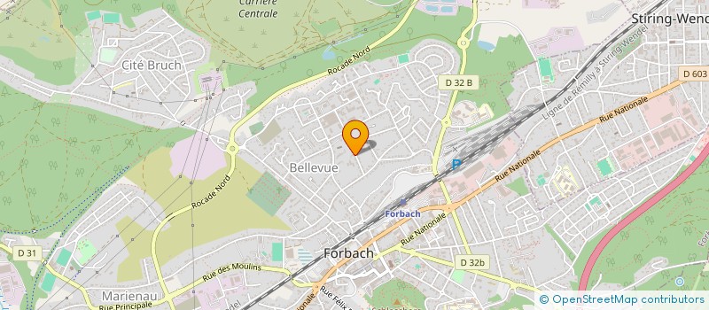 localisation de l'entreprise SOCIETE GENERALE DE CARRELAGE  FORBACH