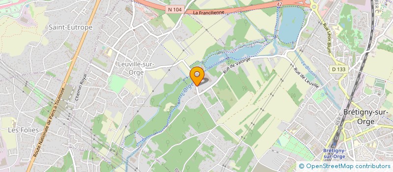 localisation de l'entreprise SOCIETE GENERALE DE COURSES SERVICES à BRETIGNY-SUR-ORGE