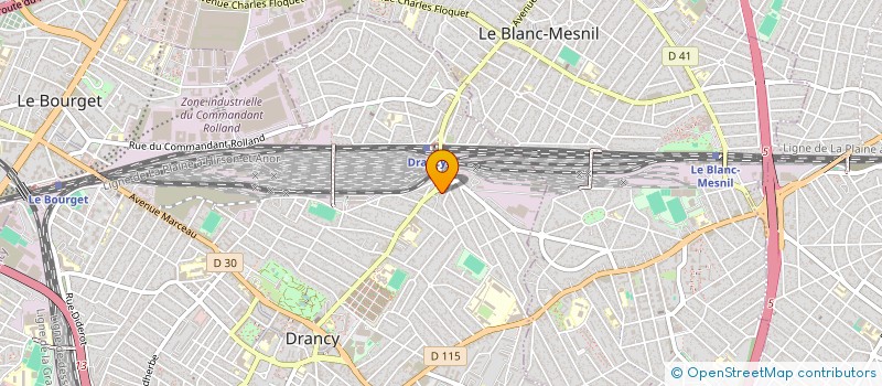localisation de l'entreprise SOCIETE GENERALE DE COUVERTURE ET DE RAVALEMENT à DRANCY
