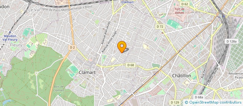 localisation de l'entreprise SOCIETE GENERALE DE DISTRIBUTION DE MATERIAUX DE SECOND OEUVRE à CLAMART