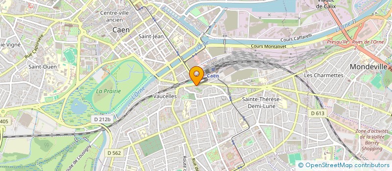 localisation de l'entreprise SOCIETE GENERALE DE LA RENOVATION ET DE LA CONSTRUCTION à CAEN