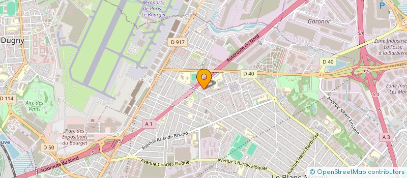 localisation de l'entreprise SOCIETE GENERALE DE MACONNERIE ET DE RENOVATION à LE BLANC-MESNIL