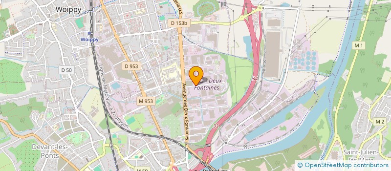 localisation de l'entreprise SOCIETE GENERALE DE MACONNERIE (SGDM)  METZ