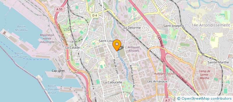 localisation de l'entreprise SOCIETE GENERALE DE MATERIEL à MARSEILLE