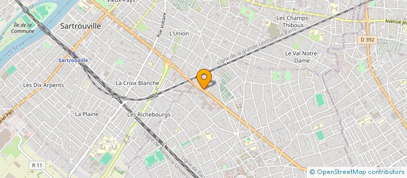 localisation de l'entreprise SOCIETE GENERALE DE MECANIQUE à HOUILLES