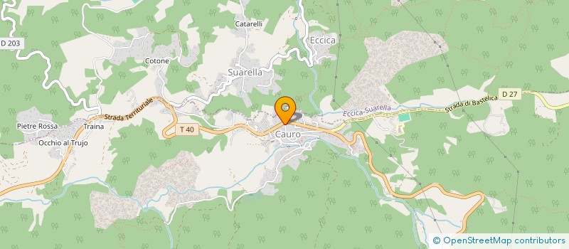 localisation de l'entreprise SOCIETE GENERALE DE MENUISERIE à CAURO