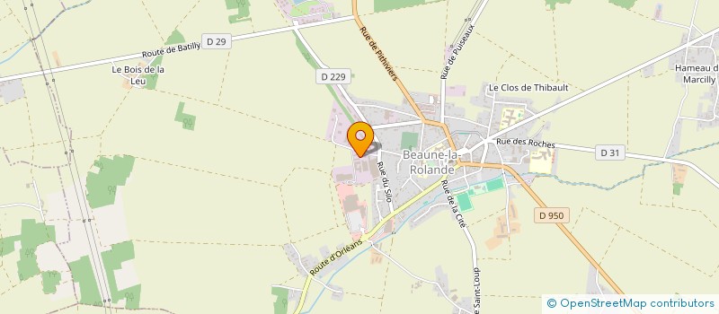 localisation de l'entreprise SOCIETE GENERALE DE METALLERIE à BEAUNE-LA-ROLANDE