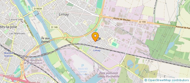 localisation de l'entreprise SOCIETE GENERALE DE NEGOCE INTERNATIONAL ET DE SERVICES  LIMAY