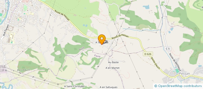 localisation de l'entreprise SOCIETE GENERALE DE PEINTURE  AUCH