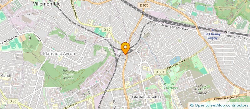 localisation de l'entreprise SOCIETE GENERALE DE PLATRERIE ISOLATION NEVES  NEUILLY-SUR-MARNE