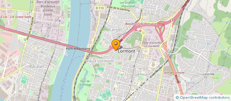 localisation de l'entreprise SOCIETE GENERALE DE PLOMBERIE à LORMONT