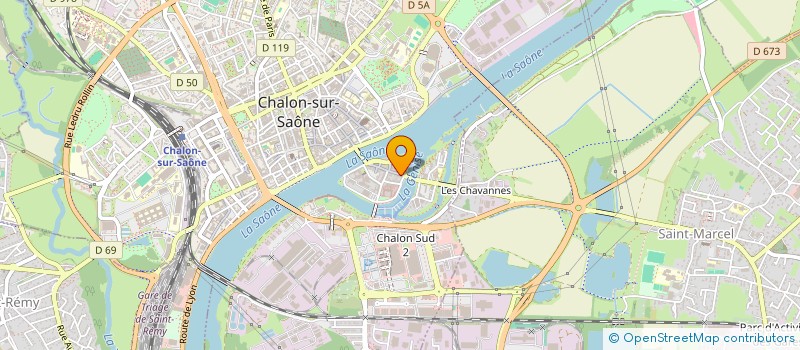 localisation de l'entreprise SOCIETE GENERALE DE RENOVATION à CHALON-SUR-SAONE