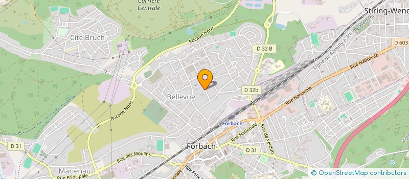 localisation de l'entreprise SOCIETE GENERALE DE REVETEMENT SARL  FORBACH