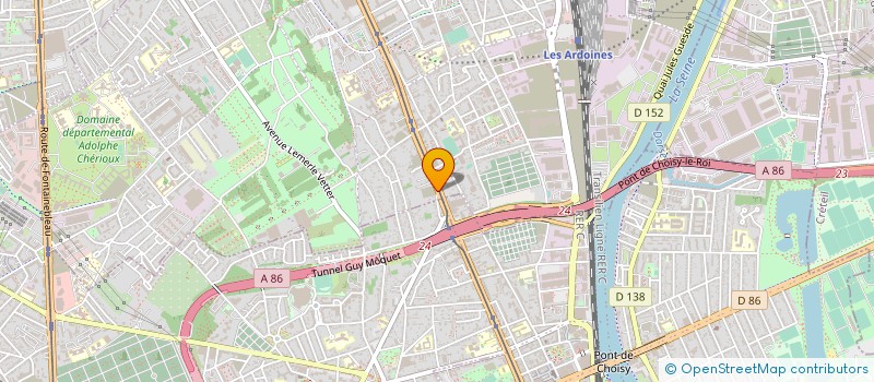 localisation de l'entreprise SOCIETE GENERALE DE SERVICES à VITRY-SUR-SEINE