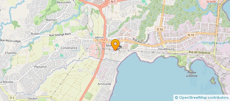 localisation de l'entreprise SOCIETE GENERALE DE TRAVAUX ET RENOVATION AGENCEMENT à BAIE MAHAULT